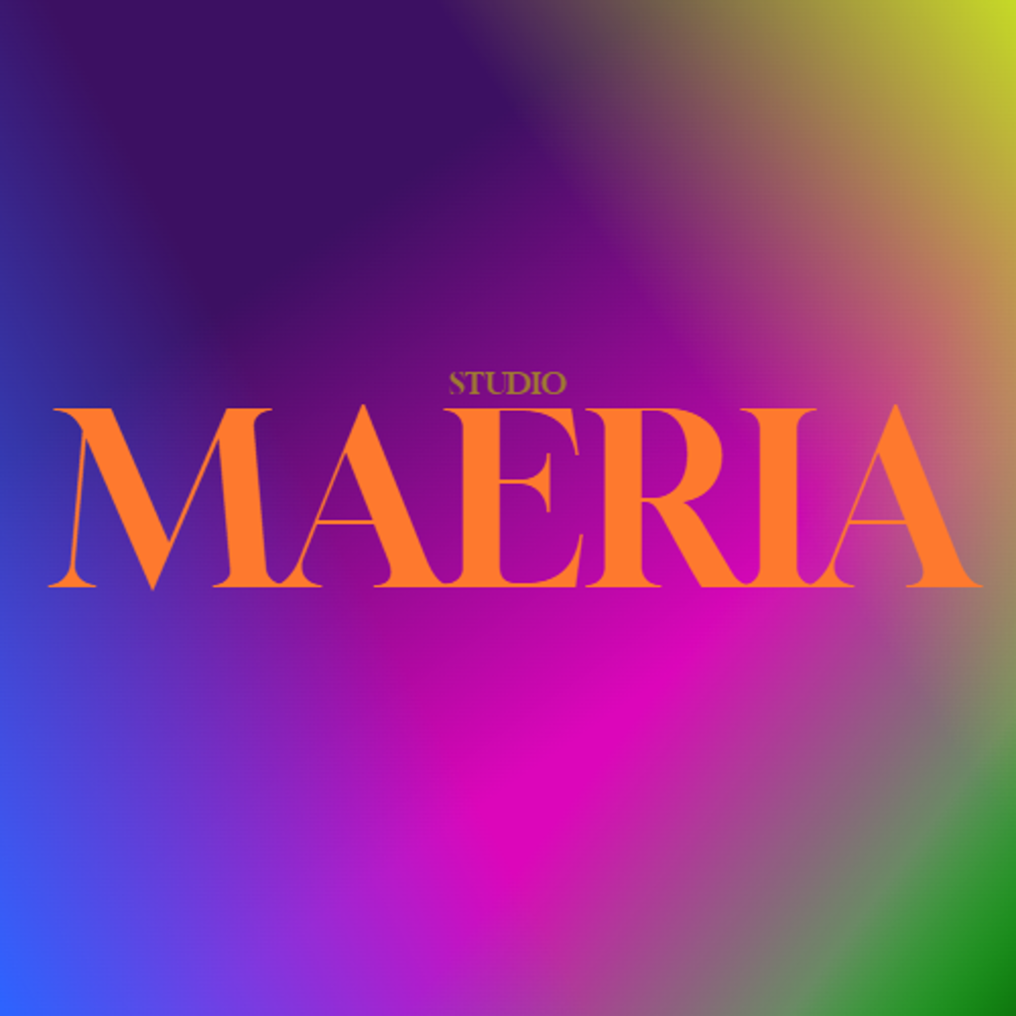 Colorful logo from Studio Maeria